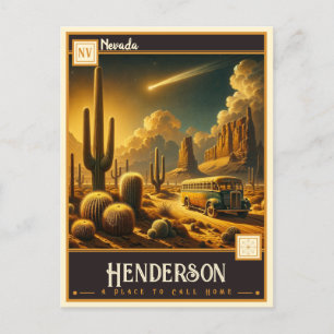 Henderson, Nevada   Vintage Postkarte