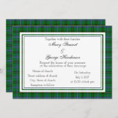 Henderson Scottish Wedding Einladung (Vorne/Hinten)