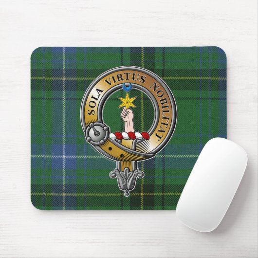 Henderson Tartan & Abzeichen Mousepad (Mit Mouse)