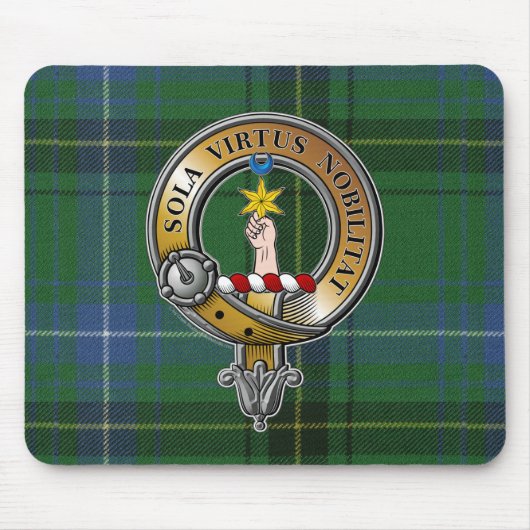 Henderson Tartan & Abzeichen Mousepad (Vorne)