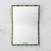 Henderson Tartan Fordell Castle Foto Karte (Innenseite)