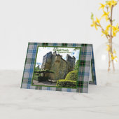 Henderson Tartan Fordell Castle Foto Karte (Gelbe Blume)