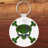 Henderson Tartan Skull No Banner Schlüsselanhänger (Vorderseite)