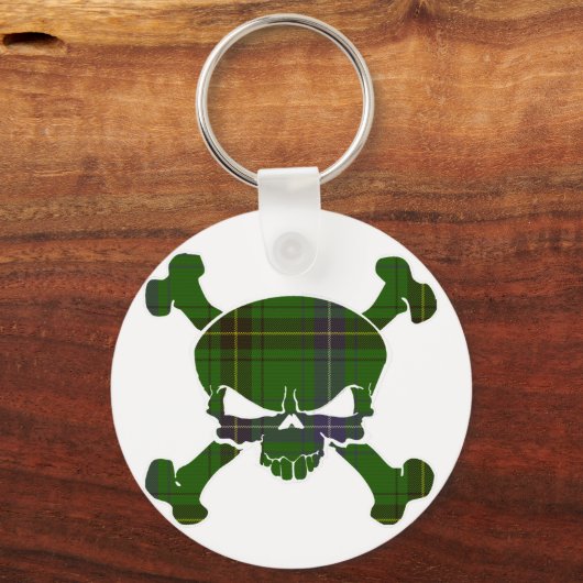 Henderson Tartan Skull No Banner Schlüsselanhänger (Vorderseite)