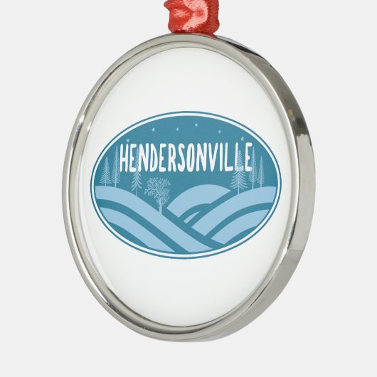 Hendersonville North Carolina Außenbereich Ornament Aus Metall (Links)