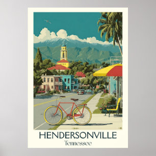 Hendersonville Tennessee Town Square Poster