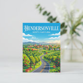 Hendersonville USA Postkarte (Stehend Vorderseite)
