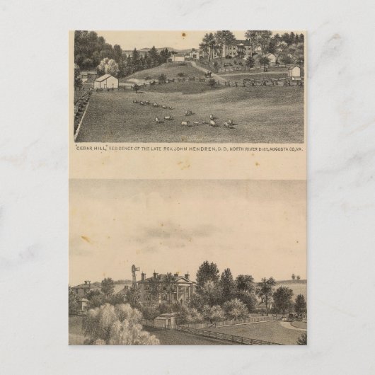 Hendren-Residenzen Postkarte (Vorderseite)