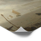 Hendrick Dubbels - Calm Sea Poster (Ecke)