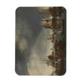 Hendrick Dubbels - Hafen mit Segelschiffen Magnet (Vertikal)