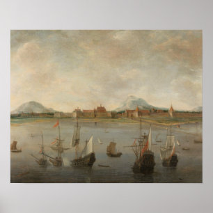 Hendrick Dubbels - Sicht auf Batavia Poster