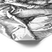 Hendrick Goltzius Christ, der das Kreuz trägt Poster (Ecke)