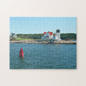 Hendricks Hauptleuchtturm, Southport Insel Maine Puzzle (Horizontal)
