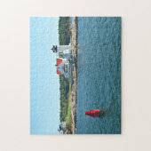 Hendricks Hauptleuchtturm, Southport Insel Maine Puzzle (Vertikal)