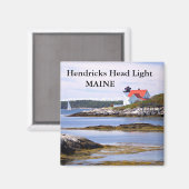 Hendricks Head Light, Maine Magnet (Vorderseite/Rückseite)