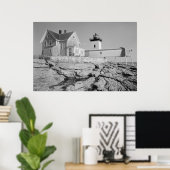 Hendricks Head Light Station Poster (Heimbüro)