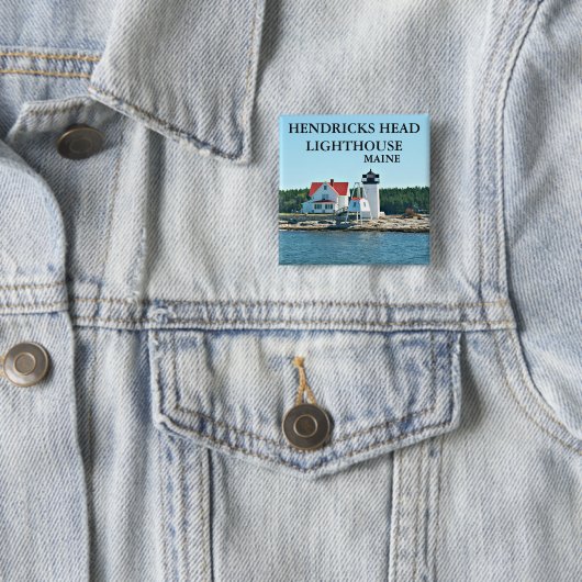 Hendricks Head Lighthouse, Maine Button (Beispiel)