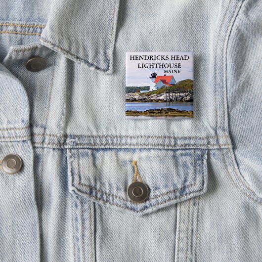 Hendricks Head Lighthouse, Maine Button (Beispiel)
