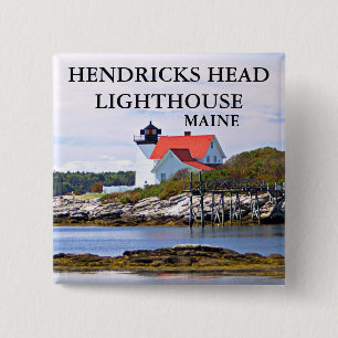 Hendricks Head Lighthouse, Maine Button