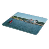 Hendricks Head Lighthouse, Maine Cutting Board Schneidebrett (Ecke)