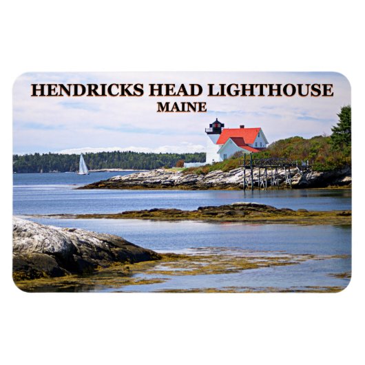 Hendricks Head Lighthouse, Maine Flexi Magnet (Horizontal)