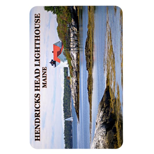 Hendricks Head Lighthouse, Maine Flexi Magnet (Vertikal)