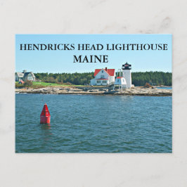 Hendricks Head Lighthouse, Maine Postcard Postkarte
