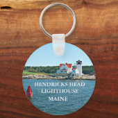 Hendricks Head Lighthouse, Maine Schlüsselanhänger (Vorderseite)
