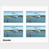 Hendricks Head Lighthouse, Maine Stickers (Blatt)
