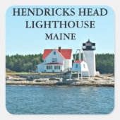 Hendricks Head Lighthouse, Maine Stickers (Vorderseite)