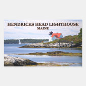 Hendricks Head Lighthouse, Maine Stickers (Vorderseite)