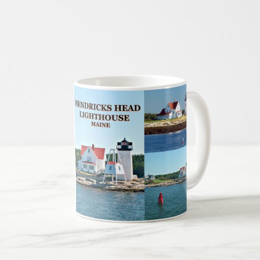 Hendricks Head Lighthouse, Maine Tasse (VorderseiteRechts)