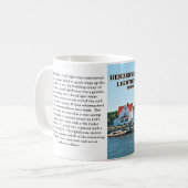 Hendricks Head Lighthouse, Maine Tasse (Vorderseite Links)