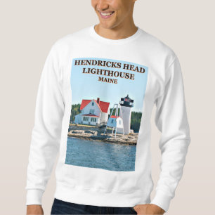 Hendricks Head Lighthouse, Southport Island Maine Sweatshirt