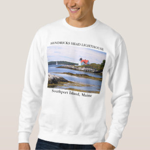 Hendricks Head Lighthouse, Southport Island Maine Sweatshirt