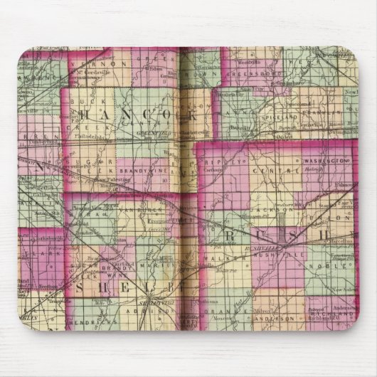 Hendrickson Landkreis und Marion Landkreis Mousepad (Vorne)