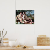 Hendrik Goltzius Der Fall des Menschen Poster (Küche)