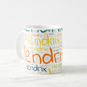 Hendrix Kaffeetasse (Vorderseite Links)