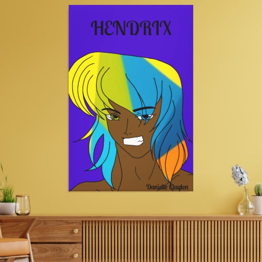 HENDRIX LEINWANDDRUCK (Insitu (Wohnzimmer))