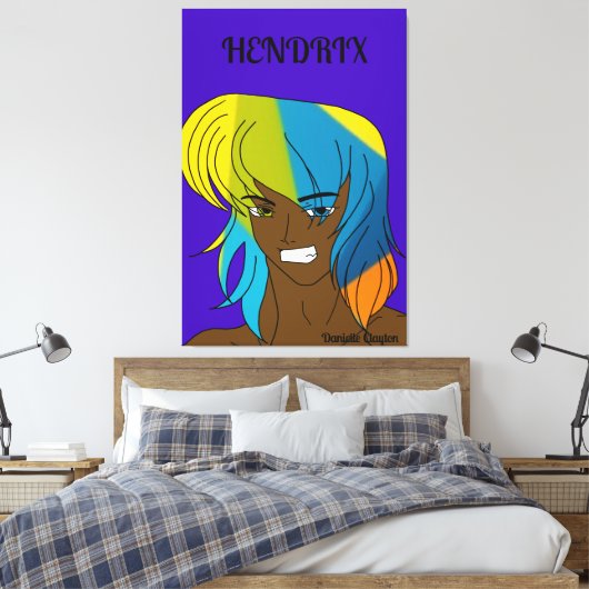 HENDRIX LEINWANDDRUCK (Insitu (Schlafzimmer))
