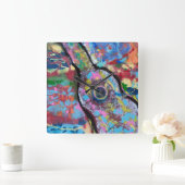 Hendrix Wall Clock Quadratische Wanduhr (Zuhause)