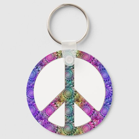 Hendrix zum Frieden Schlüsselanhänger (Vorderseite)