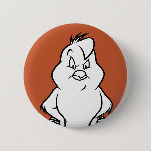 Henery Hawk Button