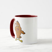Henery Hawk Schreiend Tasse (Vorderseite Links)