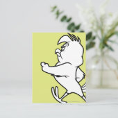 Henery Hawk Walking Postkarte (Stehend Vorderseite)