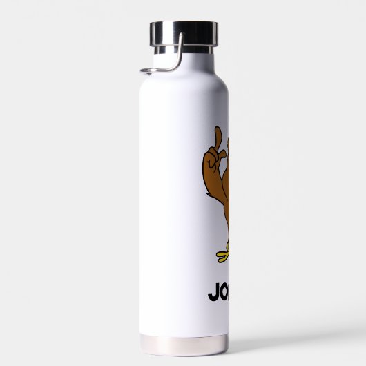 Henery Hawk Yelling | Name hinzufügen Trinkflasche (Rechts)