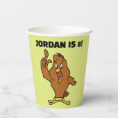 Henery Hawk Yelling Pappbecher (Rückseite)