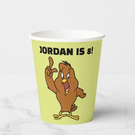 Henery Hawk Yelling Pappbecher (Vorderseite)