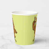 Henery Hawk Yelling Pappbecher (Rechts)