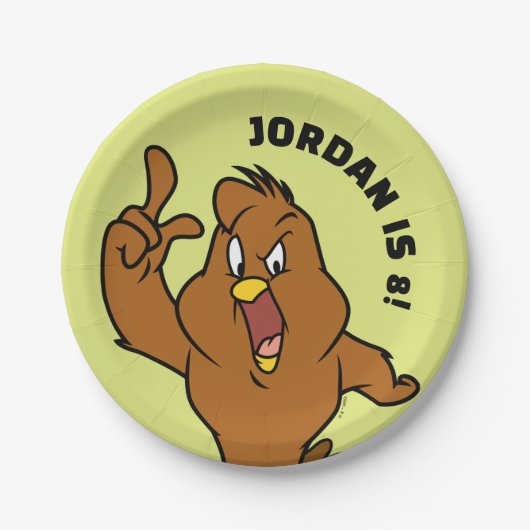 Henery Hawk Yelling Pappteller (Vorderseite)